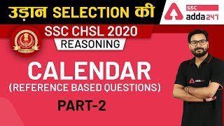 Calendar Part2  Reasoning for SSC CHSL 2020  SSC Adda247 [upl. by Kissee]