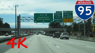 ⁴ᴷ Interstate 95 Metro Jacksonville FL southbound 4K VIDEO [upl. by Philippe]