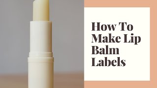 How to apply Lip balm Labels And shrink Wrap [upl. by Hnid251]