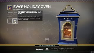 All Recipes for quotThe Dawningquot How To Make for Masterwork Holiday Oven Destiny 2 The Dawning [upl. by Milan]