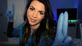 ASMR Bedside Doctor Exam  Medical Check Up Eye Test amp Personal Attention for Sleep ♡ [upl. by Aelyak]