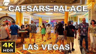 4K HDR Caesars Palace Las Vegas Walkthrough  Sept 2023 [upl. by Ellohcin774]