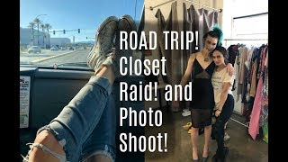 Suede Brooks and I film for Closet Raid  photo shoot with Jessie Paege [upl. by Egwan]