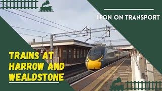 Trains at Harrow and Wealdstone on 270124 [upl. by Atinyl]