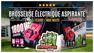 Brosseuse Electrique Aspirante Filaire 1800 Watts montage amp démonstration [upl. by Nivac]