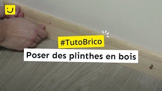 TUTO Poser des plinthes en bois [upl. by Mariken]