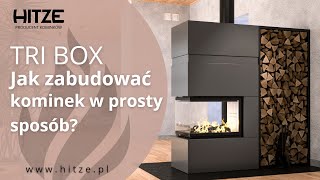 Zabudowa kominka Jak zabudować kominek w prosty sposób Obudowa TRI BOX od HITZE Zabudowa DIY [upl. by Pendergast]