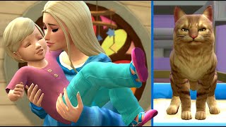 Can my teen sim raise her toddler in secret  Sims 4 Teen mum challenge [upl. by Jerrol]