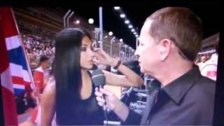 Nicole Scherzinger F1 gaf [upl. by Kcajyllib89]