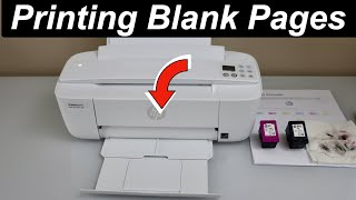 HP DeskJet 3700 Printing Blank Pages 2 Easy Steps To Fix [upl. by Leziar]