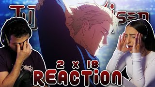 ABSOLUTELY SHATTERED 😭💔 Jujutsu Kaisen 2x18 REACTION  quotRight and Wrongquot [upl. by Rogers]