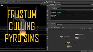 Frustum culling a Pyro Simulation in Houdini toNDC [upl. by Nannahs]