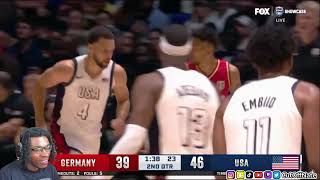 USA FAN REACTS TO USA vs GERMANY  USAB SHOWCASE  FULL GAME HIGHLIGHTS  July 22 2024 [upl. by Eenat]