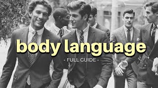 Full Body Language Guide For Men [upl. by Otcefrep]