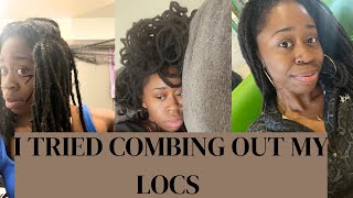 I Have Hair Depression I ALMOST Combed Out My Locs [upl. by Aspa2]