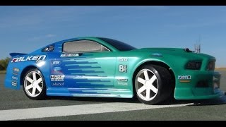 HPI Micro RS4 Drift Complete Review  Justin Pawlak Falken Tire Ford Mustang [upl. by Fairleigh50]