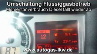 Autogas für LKW Verbrauchstest [upl. by Edgardo]