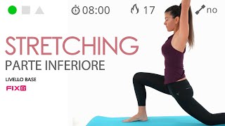 Esercizi di Stretching Per Gambe Glutei Core e Schiena [upl. by Deina41]