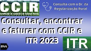 Como saber se o imóvel rural tem CCIR e ITR e faturar com isso [upl. by Arit]