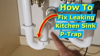 Why is my Kitchen Sink PTrap Leaking at Connection Nut [upl. by Dunstan724]