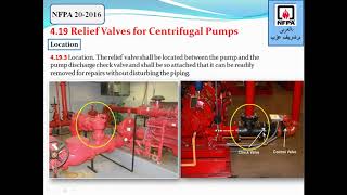 المحاضرة الثامنة من الدورة التدربية ل nfpa 20 ال preesure relife valve for desiel pump [upl. by Elimay]