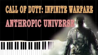 Call Of Duty Infinite Warfare  Anthropic Universe Piano cover  PVisualiano [upl. by Capriola369]