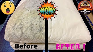 Diy Leather Scratch Repair  Easily Fix amp Restore Leather At Home [upl. by Anelrahs]