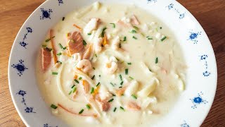 Fiskesuppe  Creamy Norwegian Fish Soup [upl. by Barnaby]