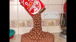 How To Make A Maltesers Gravity Defying Cake [upl. by Eric]