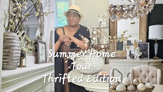 Summer Home Tour  Decorator Tips And Ideas On A Budget  Thrift Edition [upl. by Maximilien919]