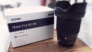 THE BEST GH5 LENS  SIGMA 16mm f14 REVIEW amp Comparison to Panasonic Lumix 1235mm f28 [upl. by Eberle929]