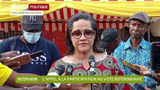 Les commerçantes du 2ème arrondissement de Libreville appelées à participer au vote référendaire [upl. by Ahsirek]