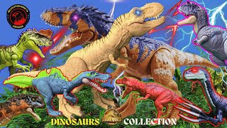 Plesiosaurus VS Ichthyovenator  Collection Dinosaur Mattel  Tyrannosaurus Rex  Therizinosaurus [upl. by Aivle]