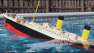 LEGO Titanic Sinking 【𝐇𝐔𝐆𝐄 𝟕 𝐅𝐎𝐎𝐓 𝐌𝐎𝐃𝐄𝐋】 [upl. by Jacinta124]