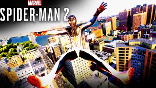 SpiderMan 2 ps5 Fights inside a park marvel spiderman2 viral video babumoshaygaming [upl. by Kerril635]