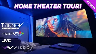 AMAZING 724  8K Home Theater Tour 2023 TRINNOV  MadVR  JVC NZ8  Wisdom Speakers [upl. by Enneillij]