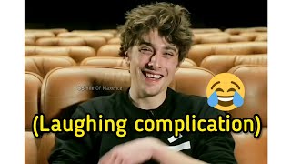 Maxence Danet Fauvel adorable laughing complication😂😻 maxencedanetfauvel maxence skamfrance skam [upl. by Layney]