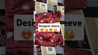 Designer sleeve of blousetrending sleeve lifetymdesignerstitching video shorts viral trending [upl. by Hartman]