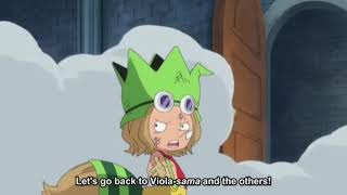 Leo and princess mansherry scene one piece ep 715 anime onepiece funny cute [upl. by Adnicaj]