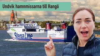 Åker fraktfartyg som quotvanlig passagerarequot till Hangö i Finland [upl. by Diba]