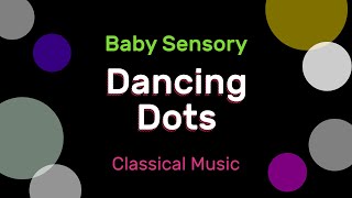 Calming Baby Sensory Video  Dancing Dots for Visual Stimulation [upl. by Onateyac]