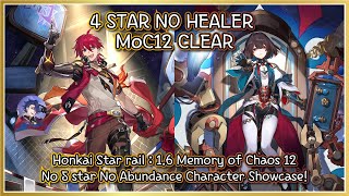 HSR  16 Memory of Chaos 12  No 5 STAR No Healer  Sampo Luka amp Xueyi Hypercarry 3 Clear [upl. by Enahpad]