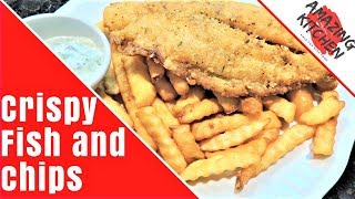 Fish and Chips and tartar sauce without beer  Secret recipe Crisp Fish by Chef Ray [upl. by Svetlana]