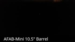 Precision Armament AFABMini Night Test 105quot Barrel [upl. by Gnivri]