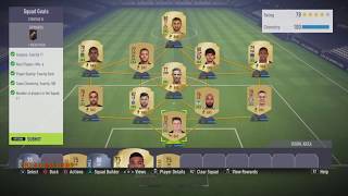 FIFA 18 SQUAD GOALS SBC Cheap SOLUTION  HYBRID LEAGUES  Squad Goals SBC [upl. by Penman]