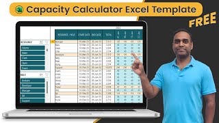 Master Resource Management with Our Free Excel Capacity Calculator Template [upl. by Biron]