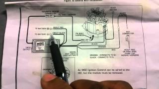 HOW TO INSTALL MSD 6AL IGNITION BOX ON HEI [upl. by Nylessej409]