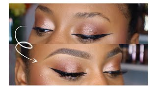 TUTO SOURCILS FACILE EFFET BROW LIFT  UPDATE 2021 [upl. by Donnie]