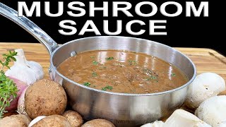 Easy Creamy Mushroom Sauce  ChefJean Pierre [upl. by Basia]