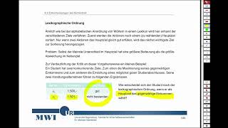 ET05 Entscheidungen bei Sicherheit  Lexikographische Ordnung MWI 37 [upl. by Fancy]